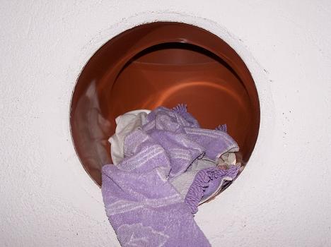 Ankunft Waschk&uuml;che