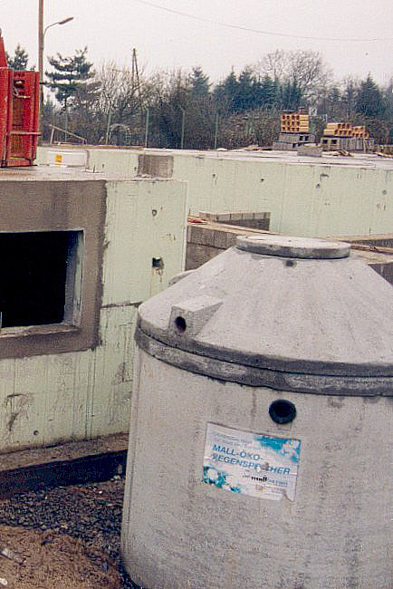 Zisterne vor dem Einbau